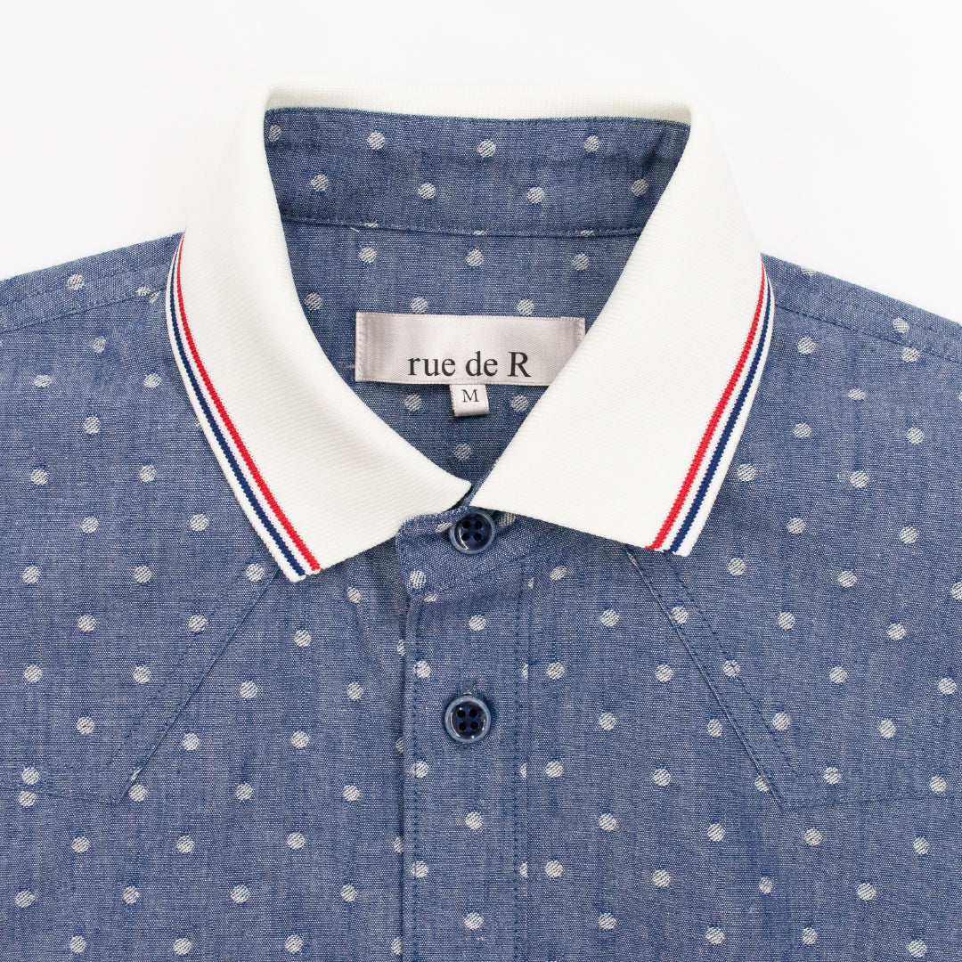 ダンガリージャカードシャツ 日本製 R1-184300