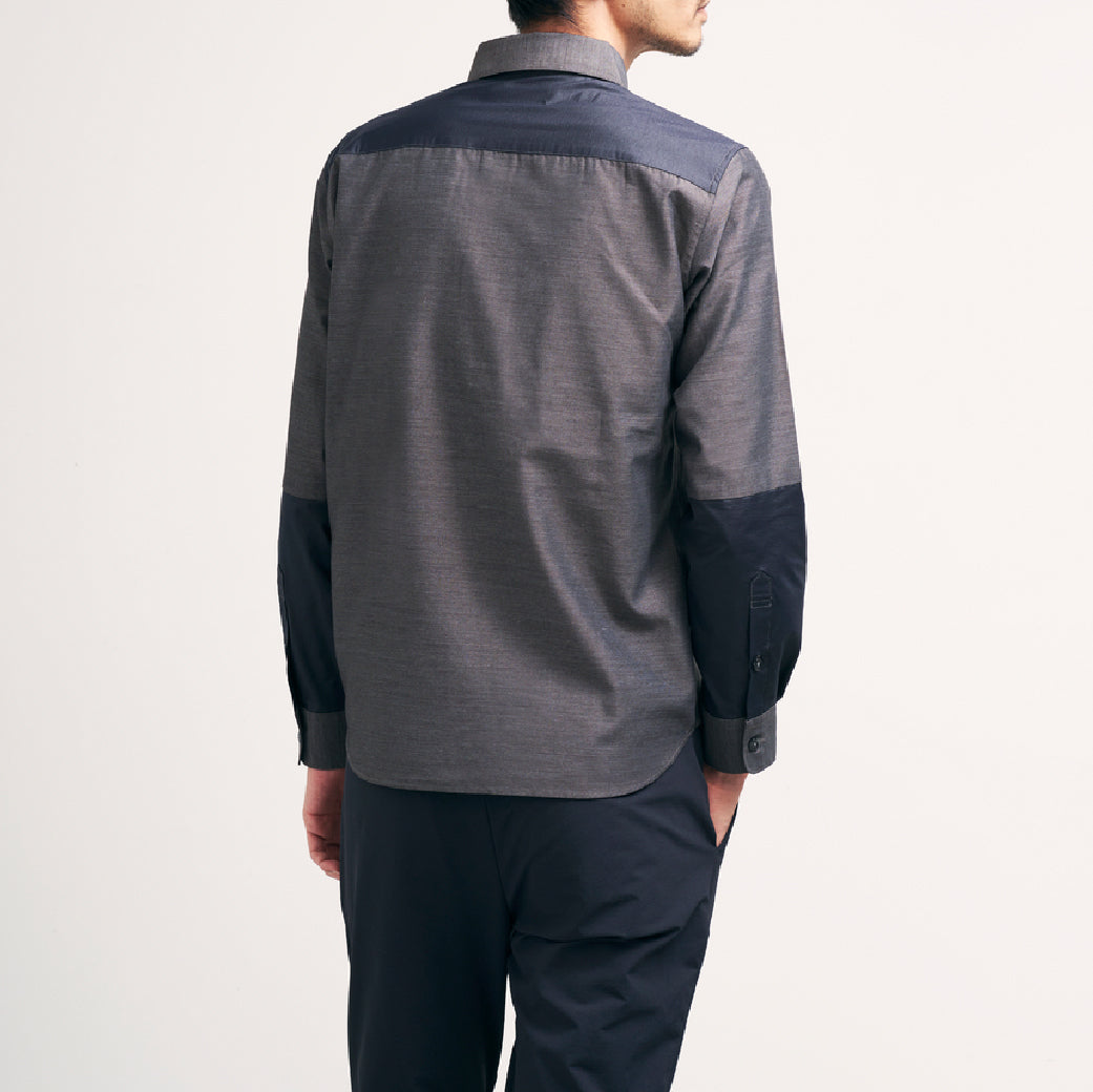 プレミアムコットン切り替えシャツ 41-199102