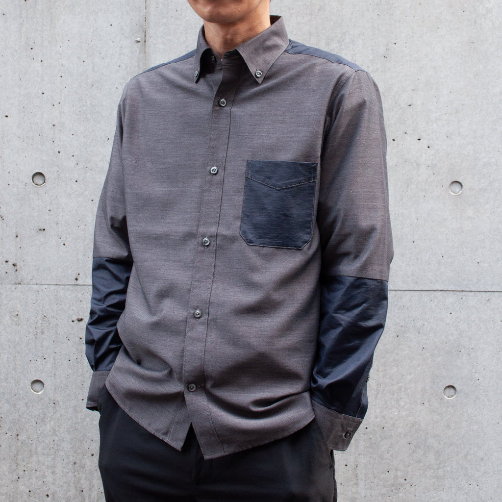 プレミアムコットン切り替えシャツ 41-199102