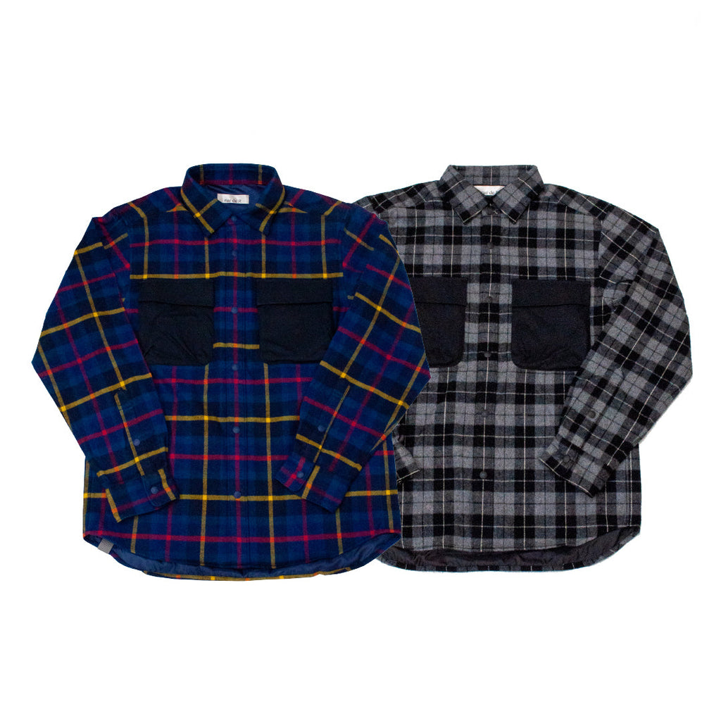 シャギーチェックシャツアウター 41-199104