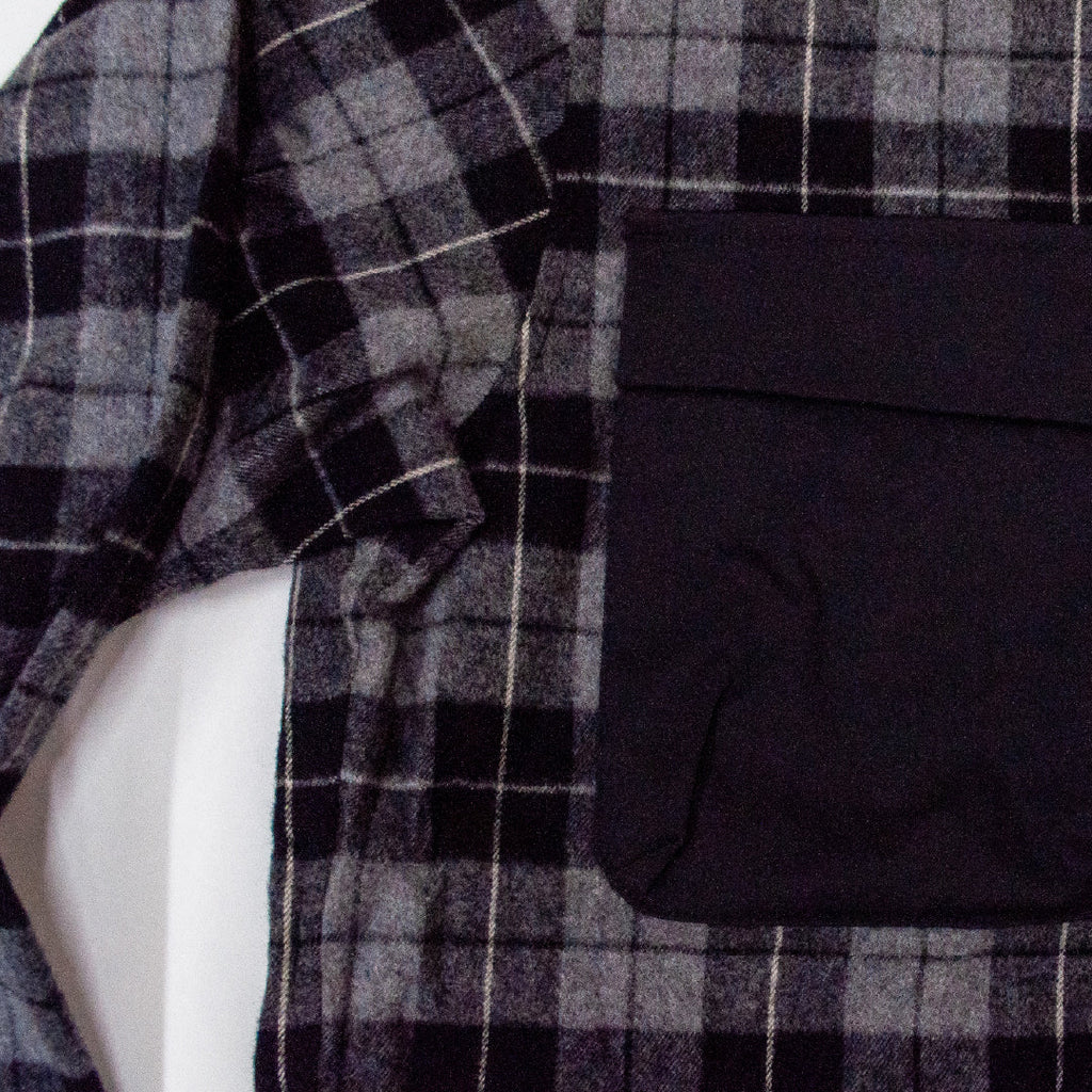 シャギーチェックシャツアウター 41-199104