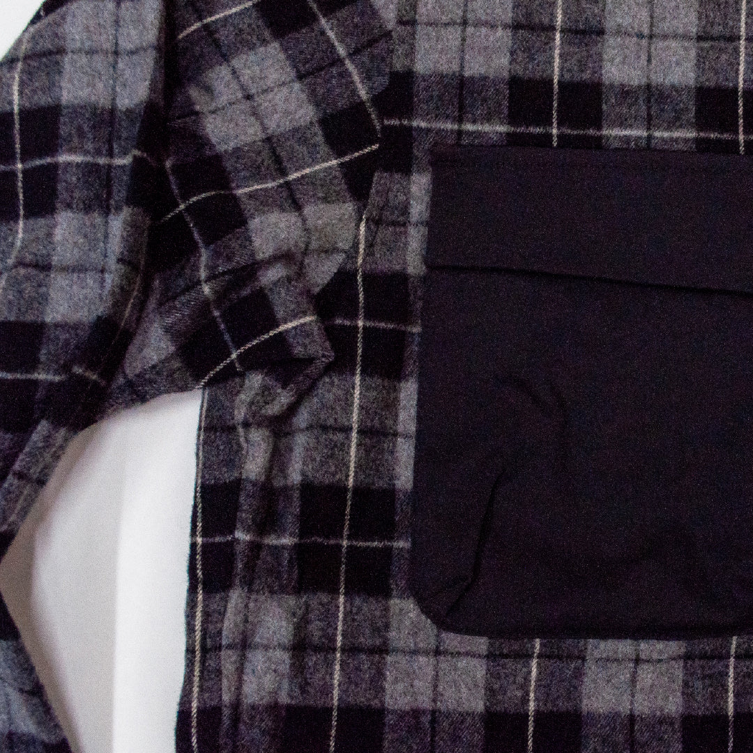 シャギーチェックシャツアウター 41-199104