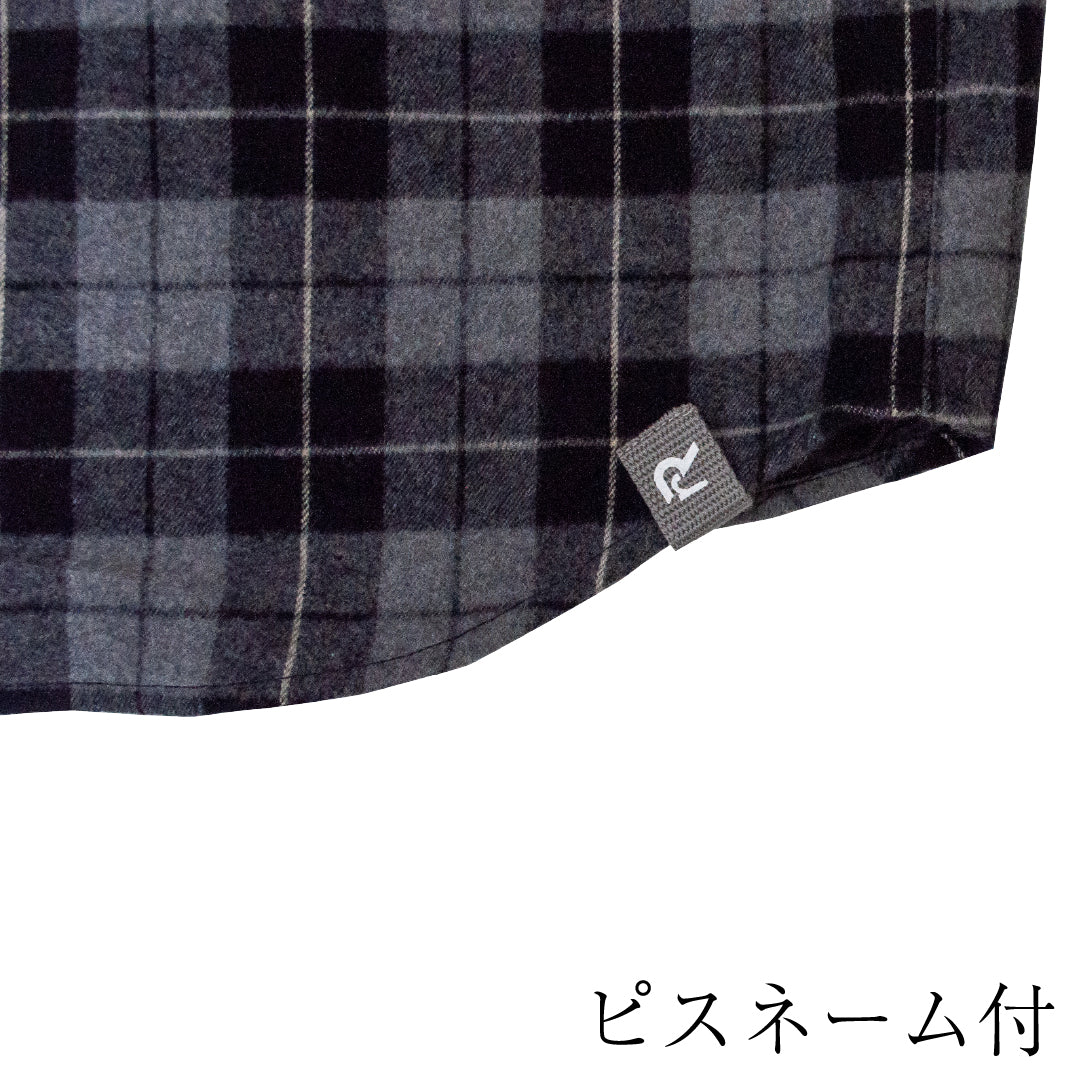 シャギーチェックシャツアウター 41-199104