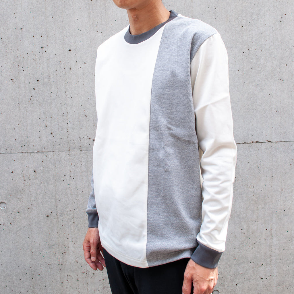 異素材切り替えロングT 41-199105