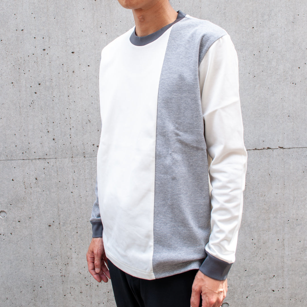 異素材切り替えロングT 41-199105