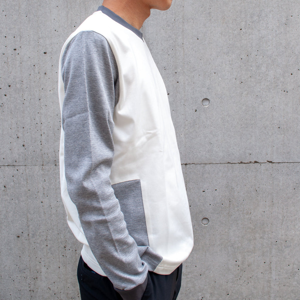 異素材切り替えロングT 41-199105