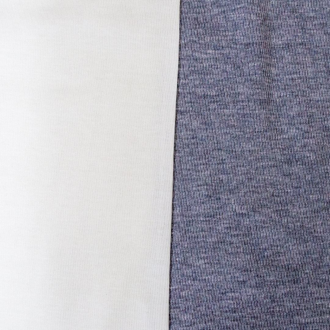 異素材切り替えロングT 41-199105