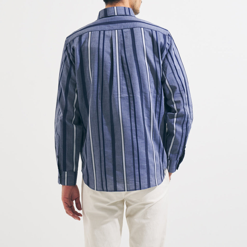 クールドビーストライプシャツ 41-112100