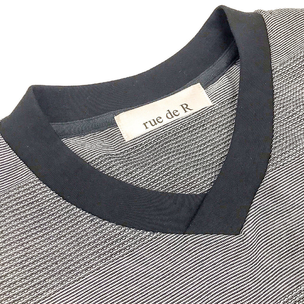 リンクスボーダーVネックロンT 41-112104