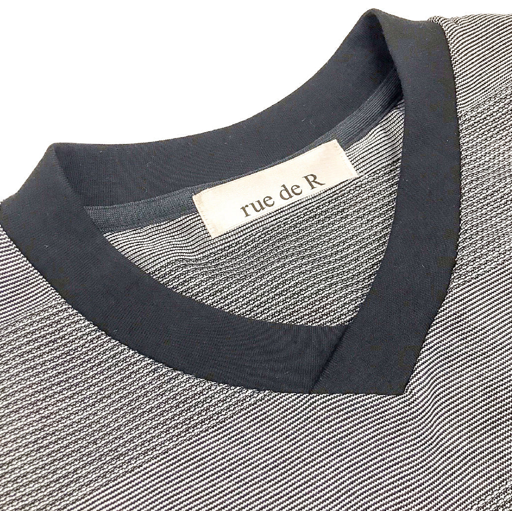 リンクスボーダーVネックロンT 41-112104