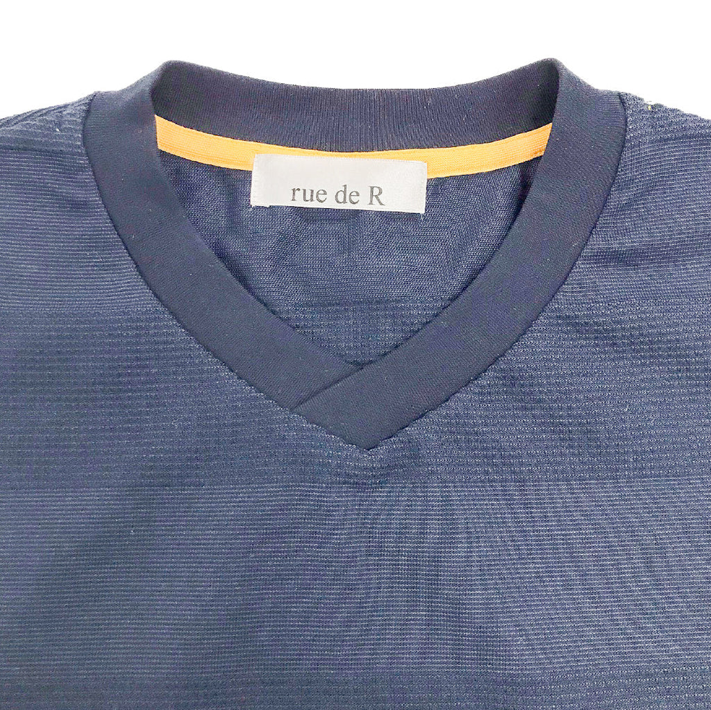 リンクスボーダーVネックロンT 41-112104