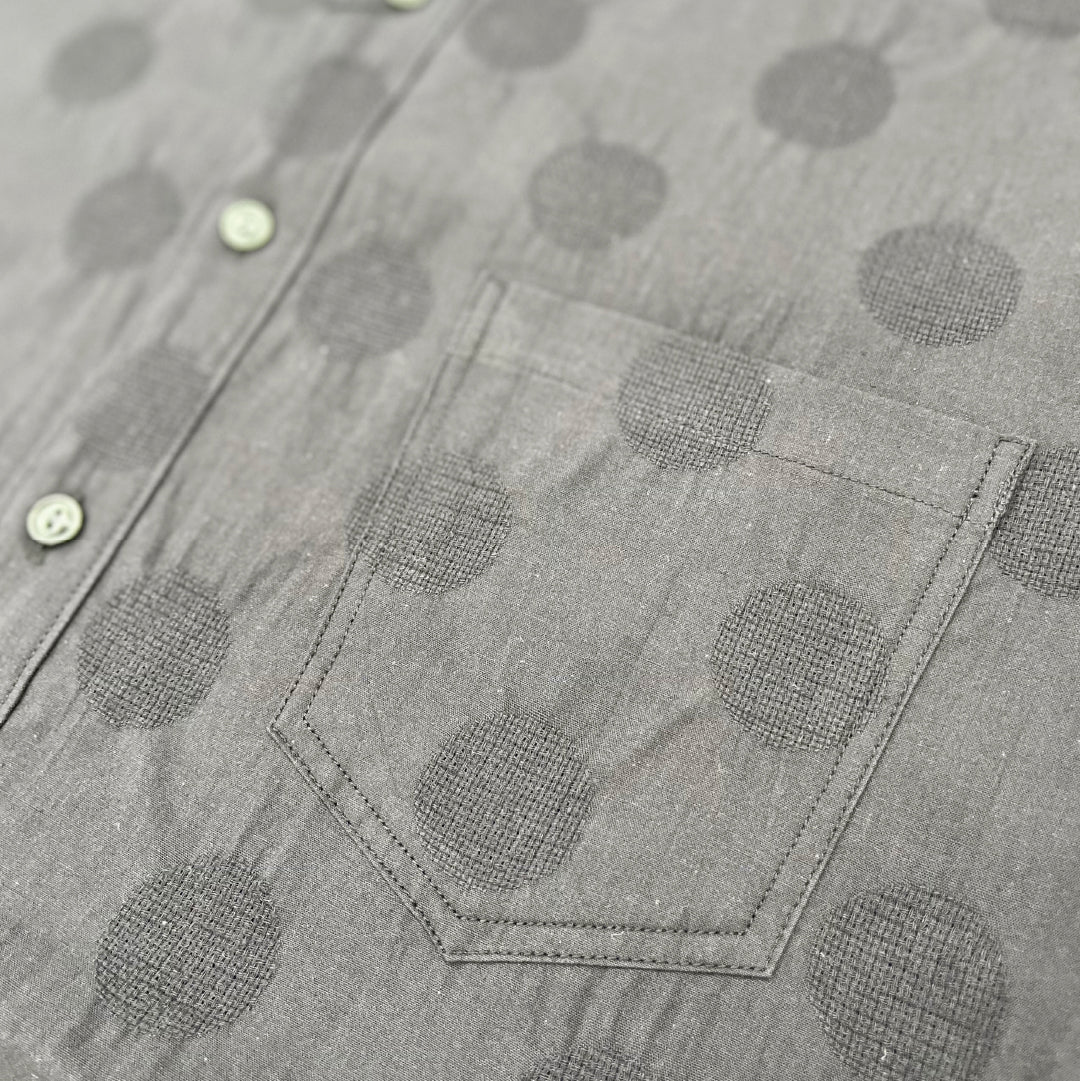 メンアサドットジャカードシャツ 41-114306