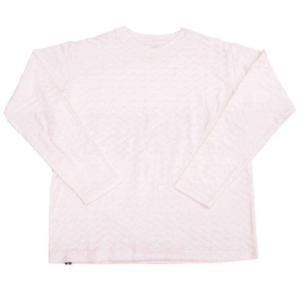 ヘリンボーンリンクス柄　ロングスリーブTシャツ 41-133101