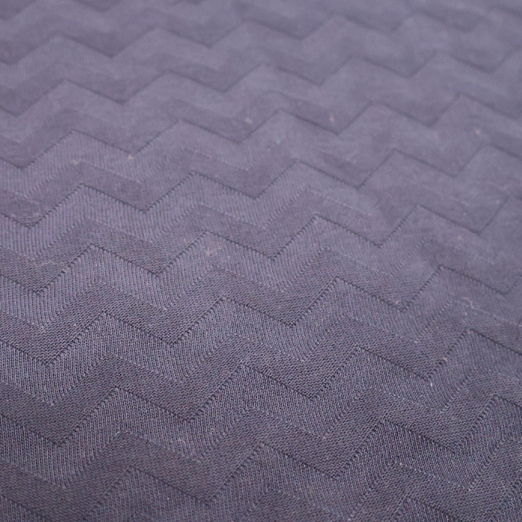 ヘリンボーンリンクス柄　ロングスリーブTシャツ 41-133101