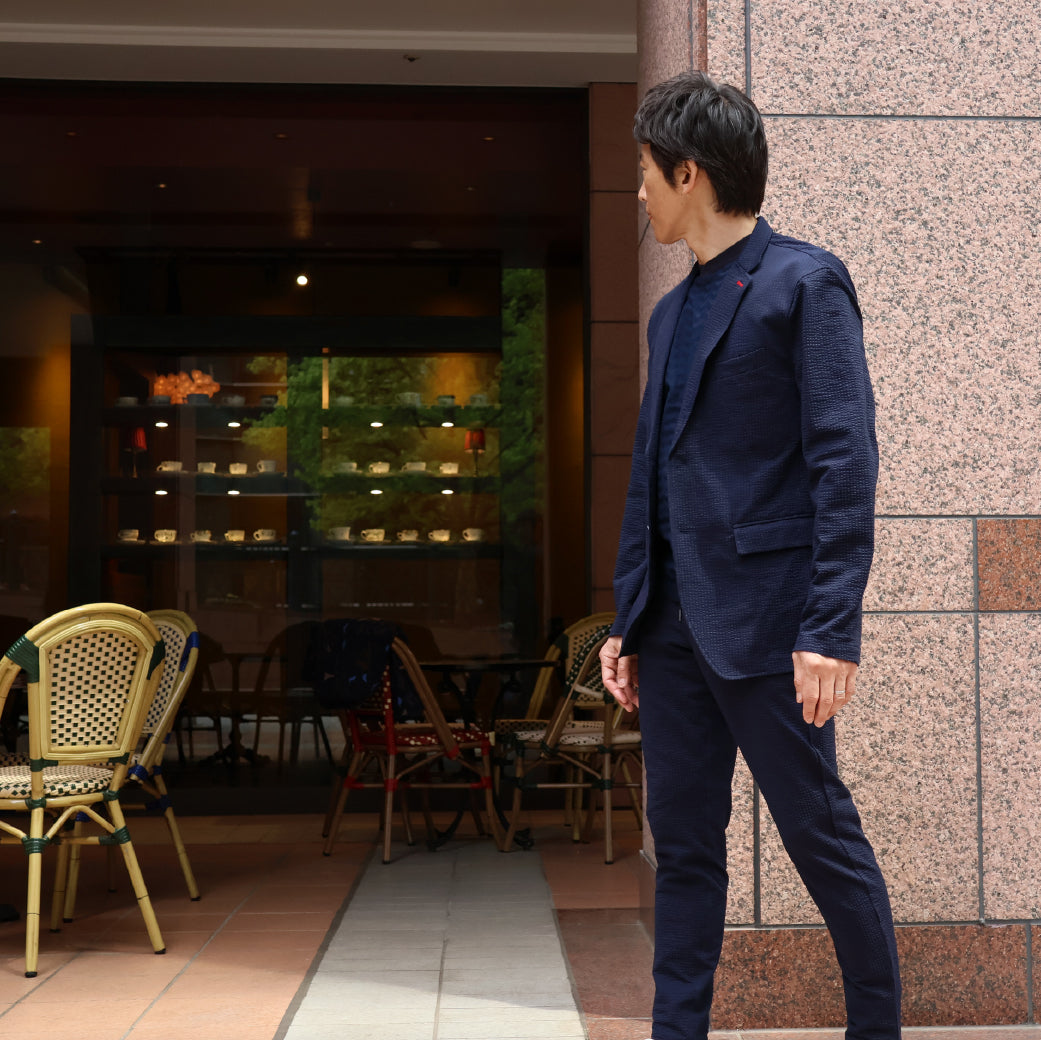 クールマックスニットサッカージャケット 41-333101