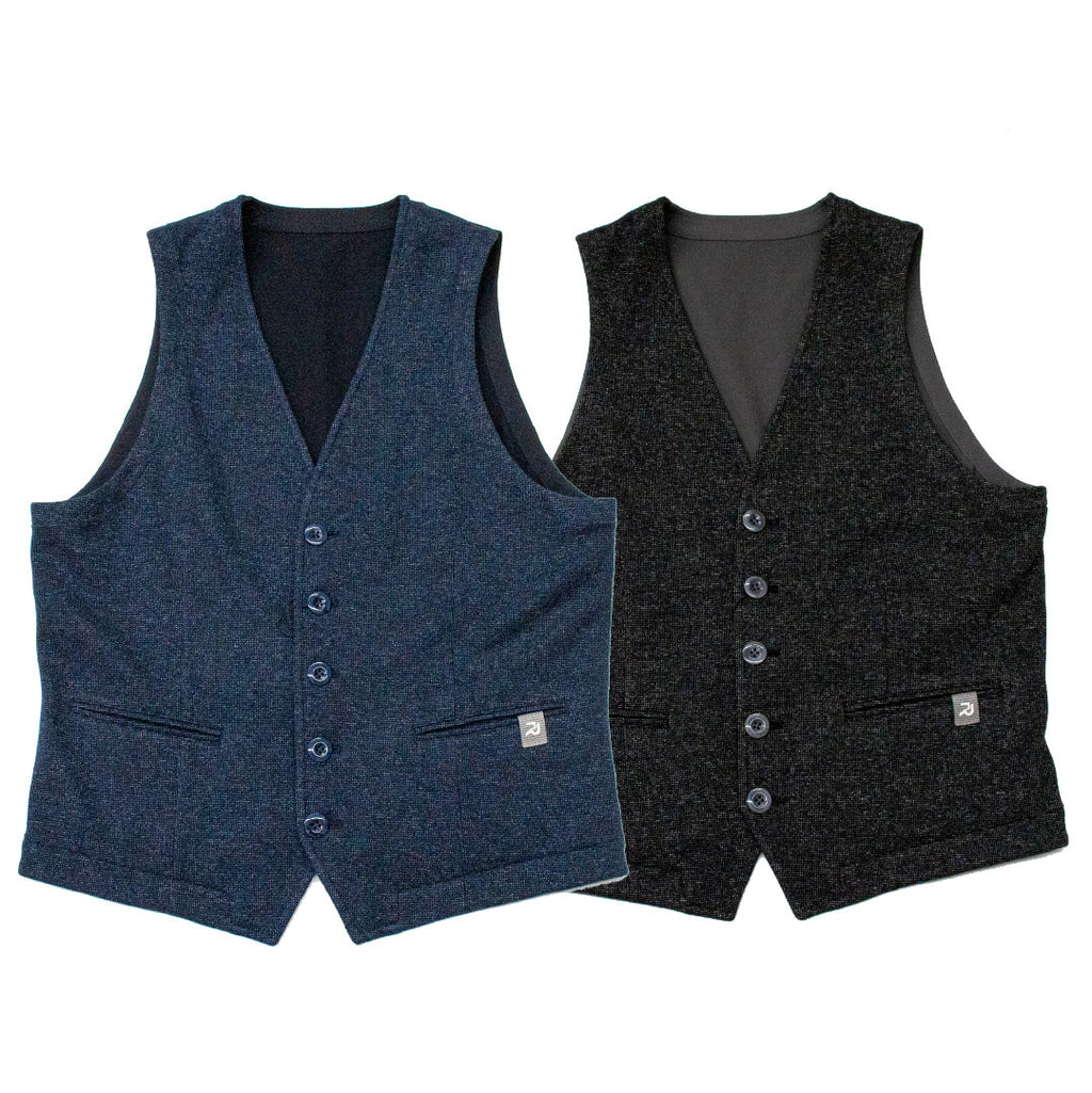 ウールコンジャージーツイルジレ 41-599700