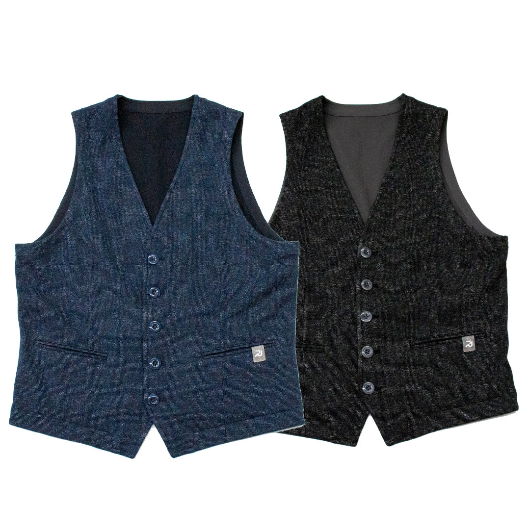 ウールコンジャージーツイルジレ 41-599700