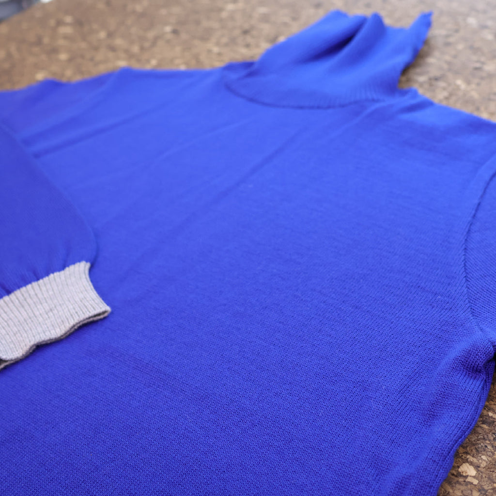 メリノウールバイカラーハイネックニット 41-620101