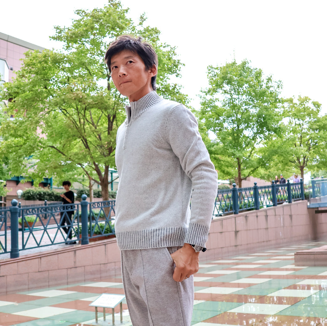 ZIPアップセーター 41-640103