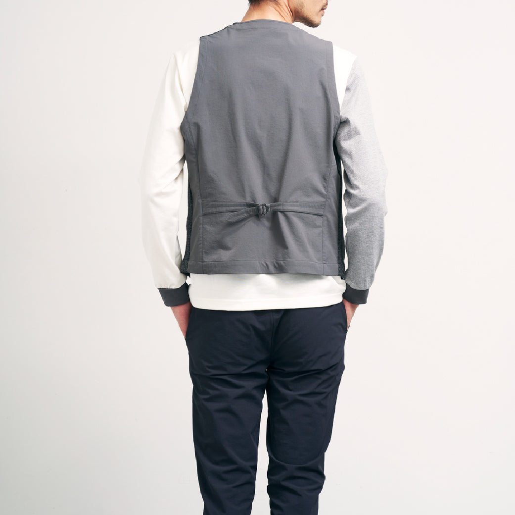 ウールコンジャージーツイルジレ 41-599700