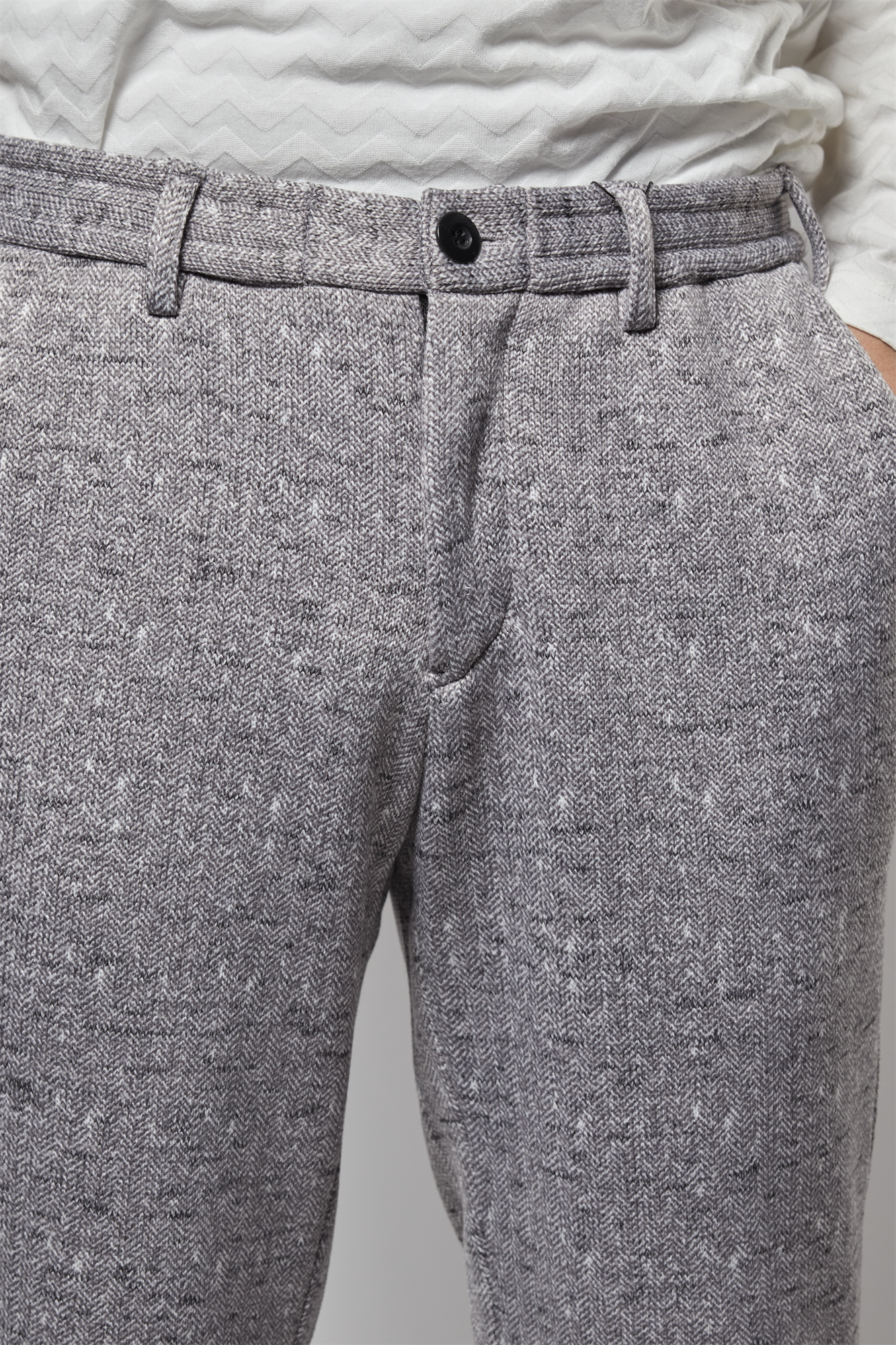 ヘンリンボーンプリントパンツ 41-420102