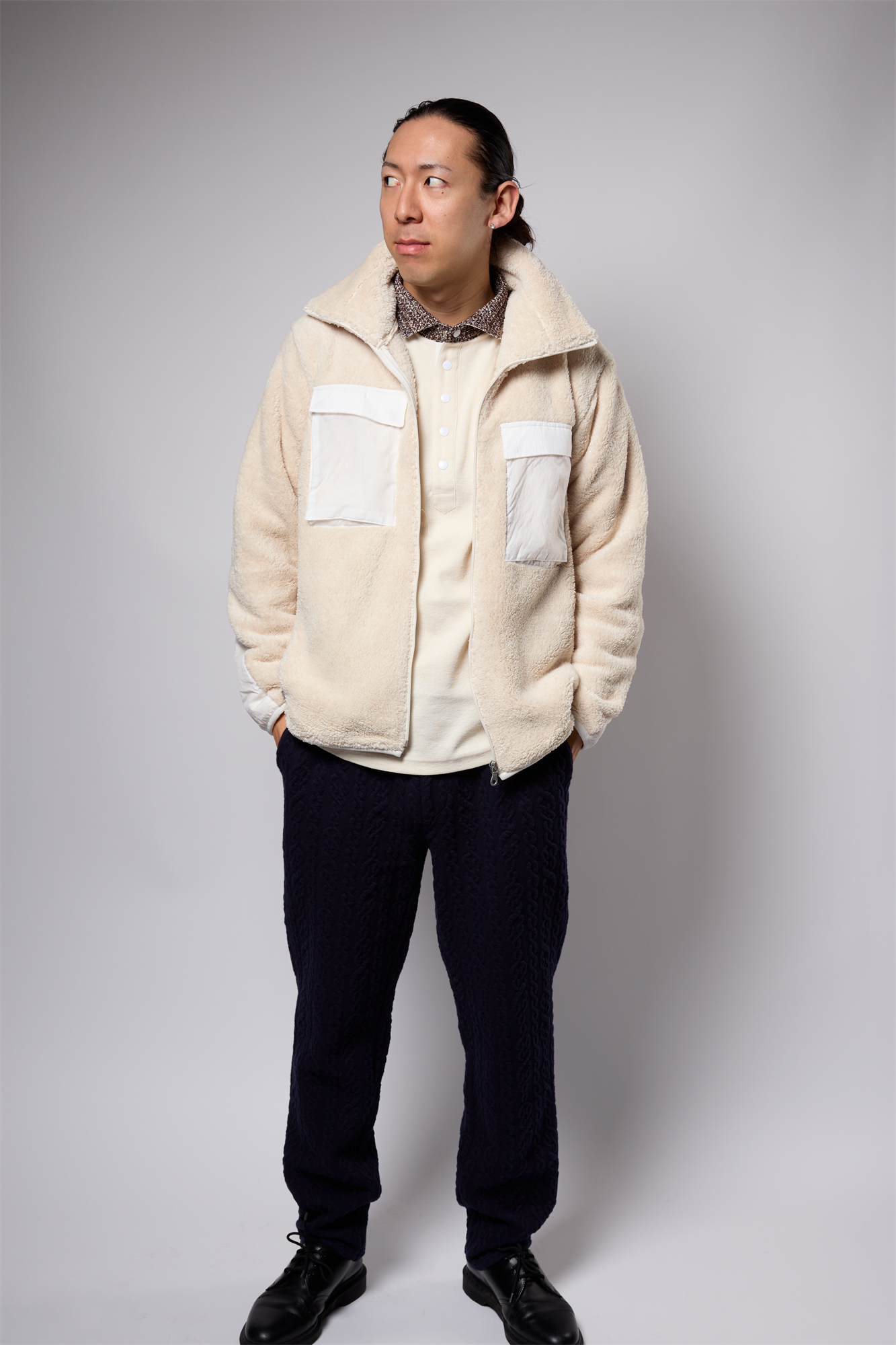 シープボアフリースブルゾン 41-399100