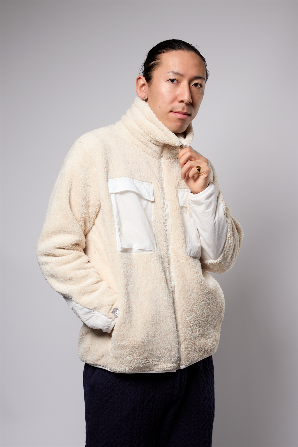 シープボアフリースブルゾン 41-399100