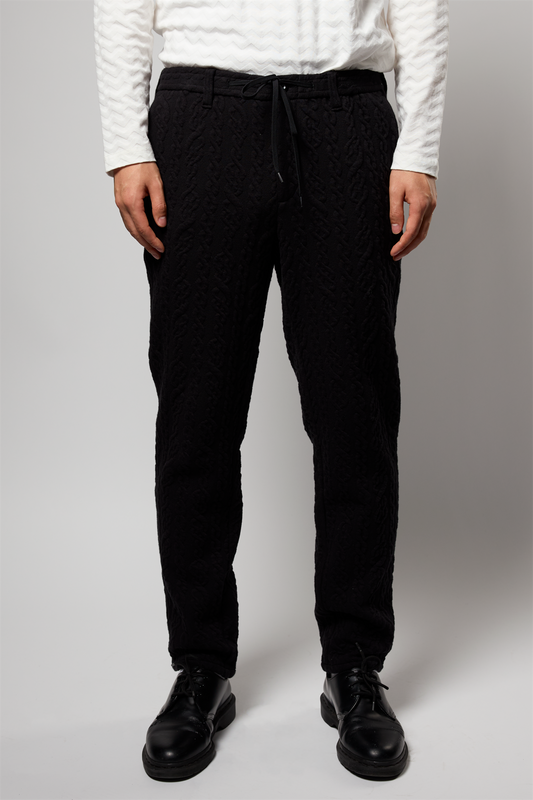 縄ストライプキルトパンツ 41-449100