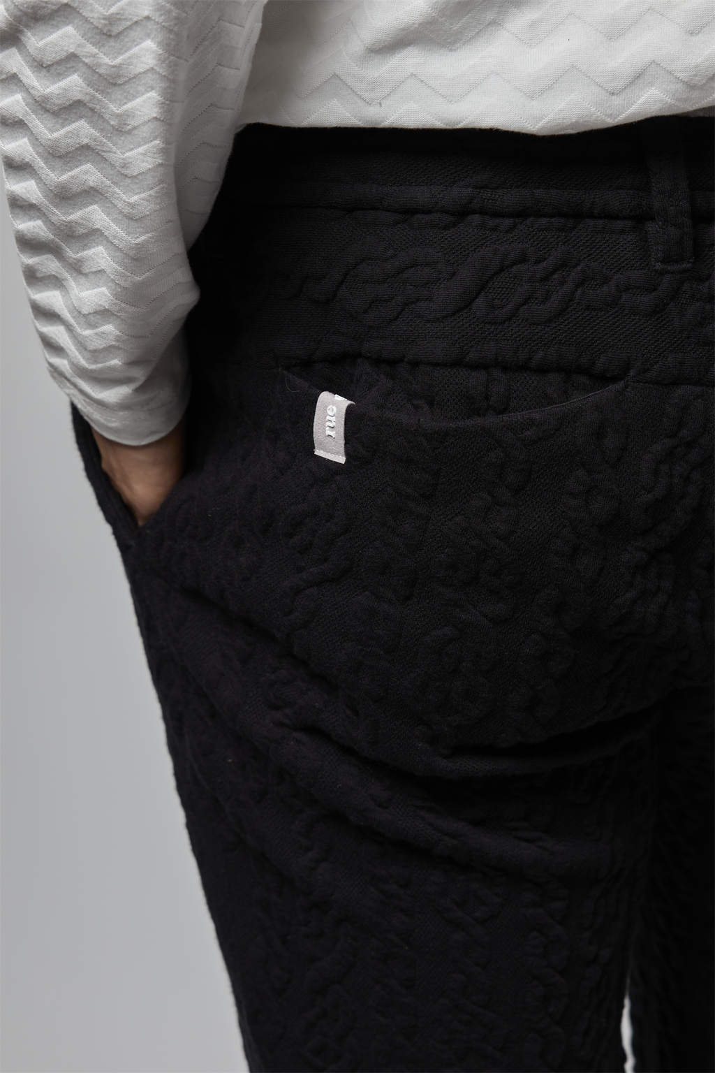 縄ストライプキルトパンツ 41-449100