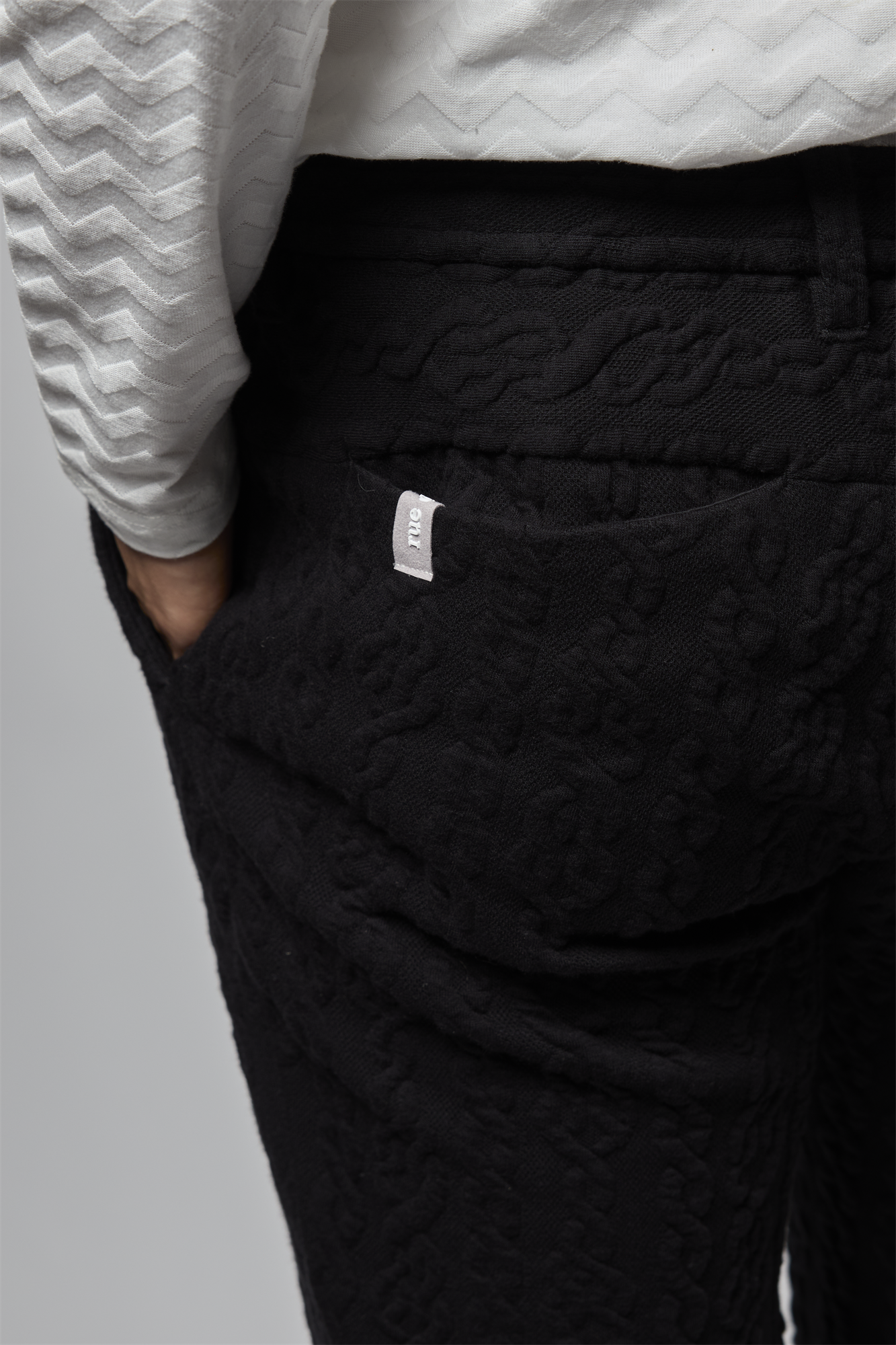 縄ストライプキルトパンツ 41-449100