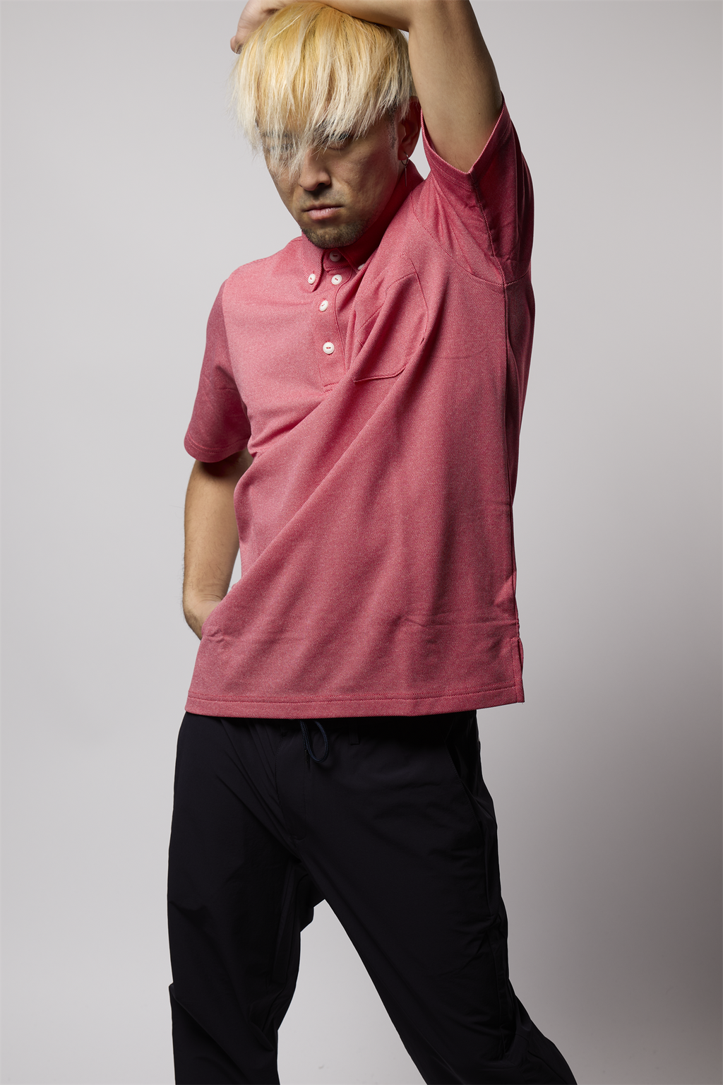 カノコボタンダウンシャツ ストレッチ R1-184303