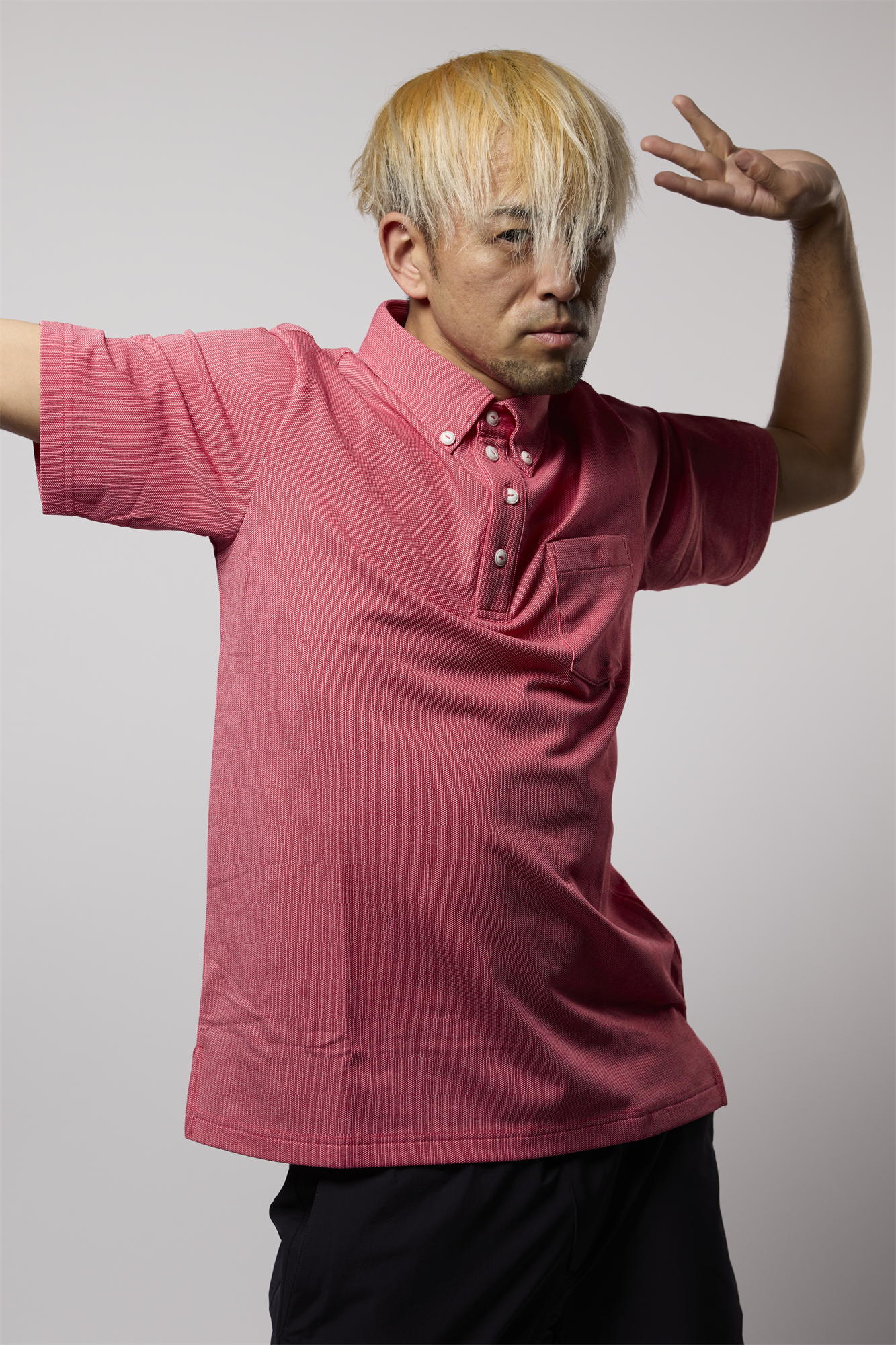 カノコボタンダウンシャツ ストレッチ R1-184303