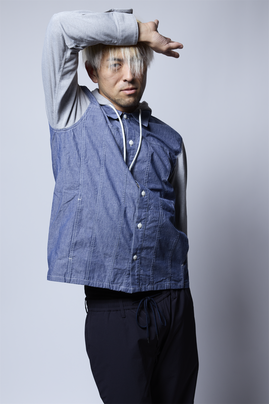 綿麻タンガリーシャツアウター R1-183103