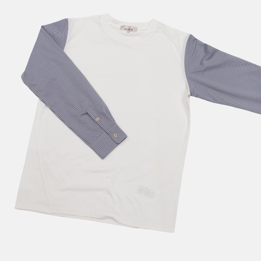 袖切り替えシャツ クールマックス 日本製 R1-183102