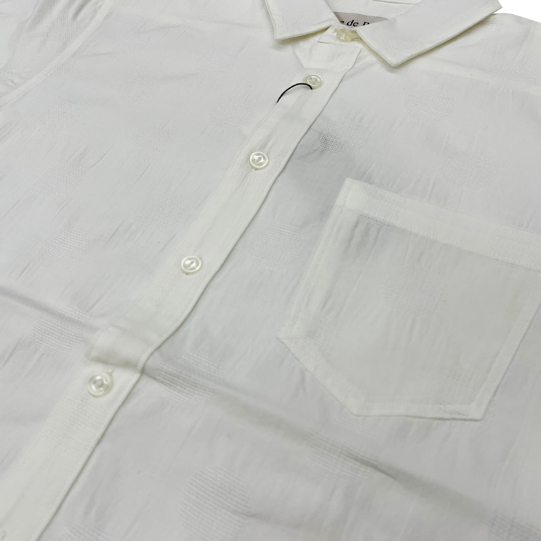 メンアサドットジャカードシャツ 41-114306