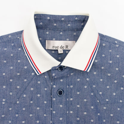 ダンガリージャカードシャツ 日本製 R1-184300